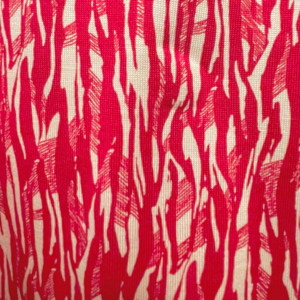 Diane Von Furstenberg New Julian Two wrap dress 100% silk. Hot Pink white Size 6 - Picture 6 of 15